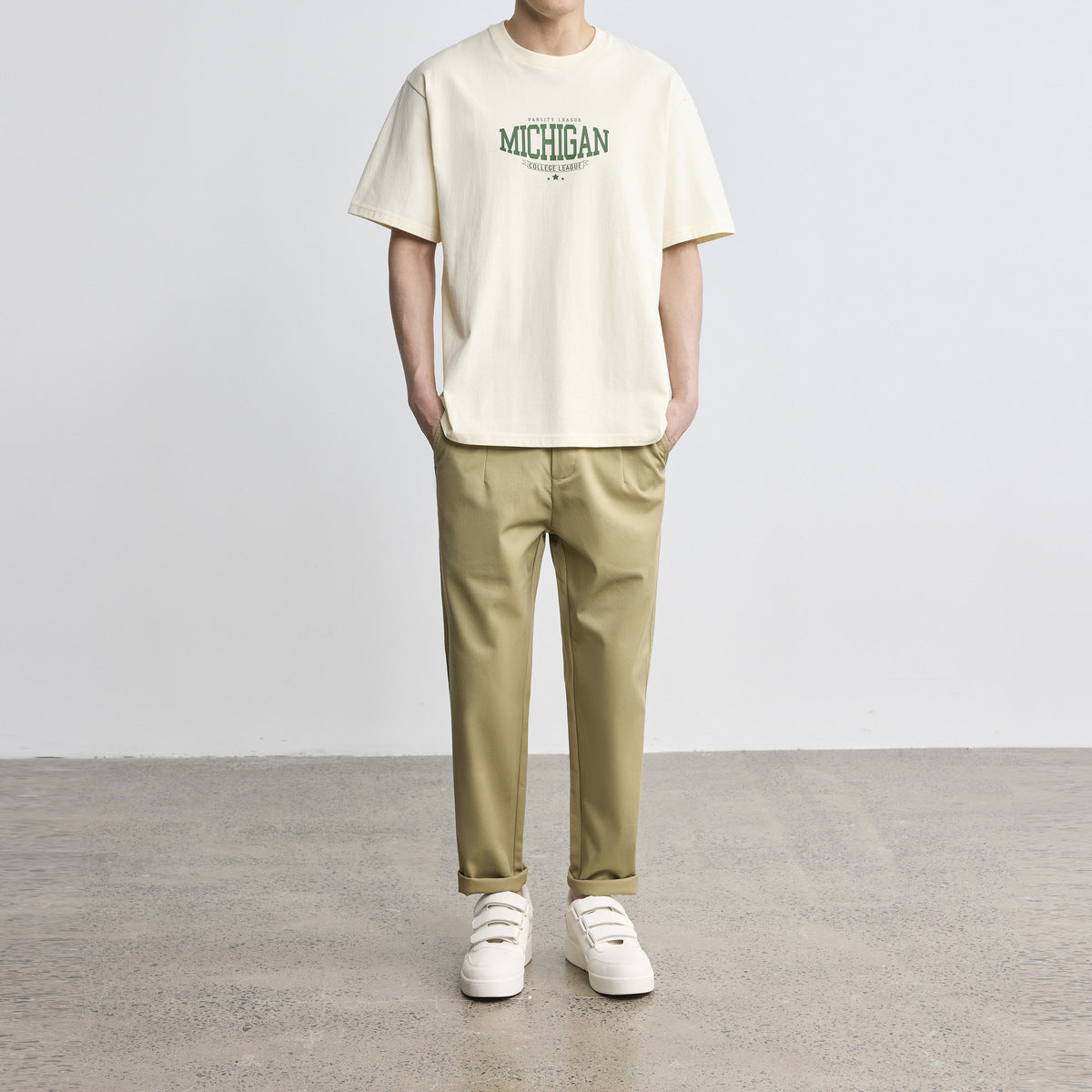IVORY MICHIGAN TEE
